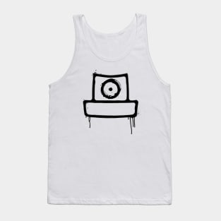 spray can black Tank Top